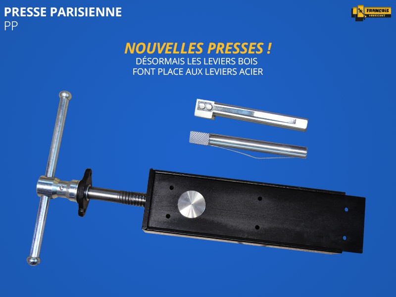 Presse horizontale 'grand modèle' Ouverture max 262mm