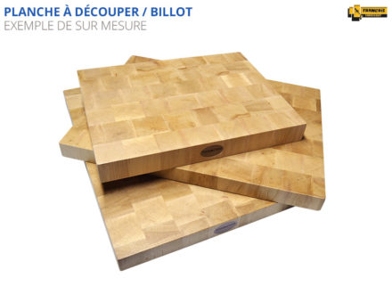 billot sur mesure, planche à découper sur mesure, planche à découper en bois de bout sur mesure, planche de découper en bois de bout, billot professionnel sur mesure,planche à découper professionnelle sur mesure