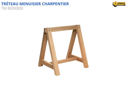 Tréteau de menuisier tréteau de charpentier bois massif hêtre massif professionnel standard et sur mesure