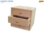 Caisson 3 tiroirs en bois hêtre accessoire pour établis standard et sur mesure