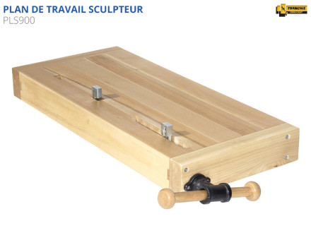 Plan de travail pour sculpteur plateau de sculpteur bois massif hêtre massif professionnel standard et sur mesure